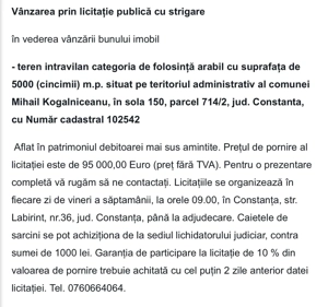 Teren 5000 mp. în intravilanul comunei Mihail Kogälniceanu - imagine 5