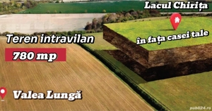 Teren intravilan    vedere superbă la lac   Valea Lungă, Iași