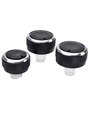 Set de 3 Butoane de climatizare AC din aluminiu Volkswagen VW Passat B5 GOLF 4 Bora