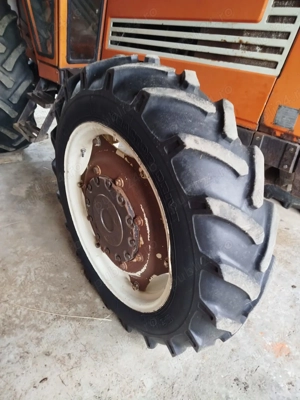 Schimb două roți Mitas 11,2 28 aproape noi doar cu alte roți mai late jantele sunt în stare perfecta - imagine 4