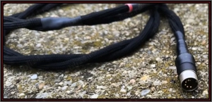 cabluri interconnect DIN 5 pini   2 RCA amplificator vintage - imagine 2