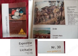 Leon Alexandru Biju - Grajduri la Singureni   Vlasca - 1937+ catalog GoldArt 2009 - imagine 2