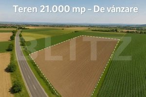 Teren de vânzare – 21.000 mp – Zona C.A.T.I.A 