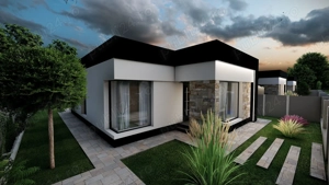 Casă cu 4 camere, 371 mp teren, 91 mp utili + terasă 19 mp