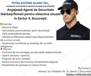 Angajam Agent de Securitate