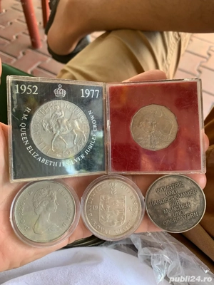 Monede comemorative si medalie 25 ani de munca
