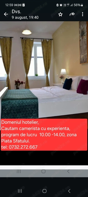 Colaborare curatenie domeniul hotelier