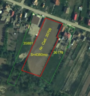 Vand teren intravilan in com. Popesti, sat Curtea, jud. Valcea-4380 mp