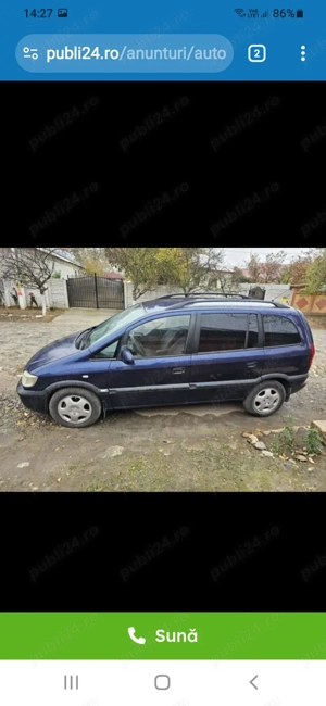 Vind Opel zafira  - imagine 4