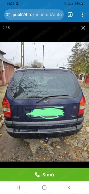 Vind Opel zafira  - imagine 5