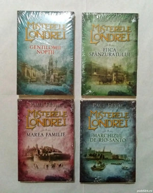 Paul Feval - Misterele Londrei (4 volume-în țiplă)