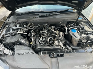 dezmembrez audi a4 b8 2.0 tdi cr manual bara fata usa motor alternator compresor clima faruri jante - imagine 4