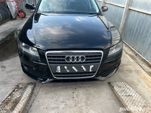 dezmembrez audi a4 b8 2.0 tdi cr manual bara fata usa motor alternator compresor clima faruri jante - imagine 3