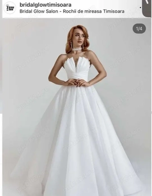 Rochie de mireasă tip Prințesă - Bridal Glow , stare impecabilă