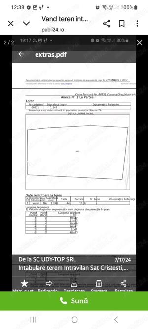 Vand teren intravilan