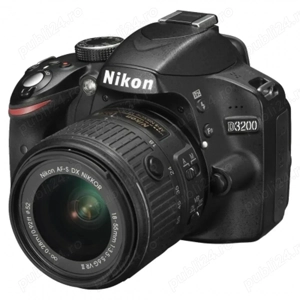 Nikon D3200 + Obiectiv 18 55mm VR II   Stare Excelentă, Kit Complet