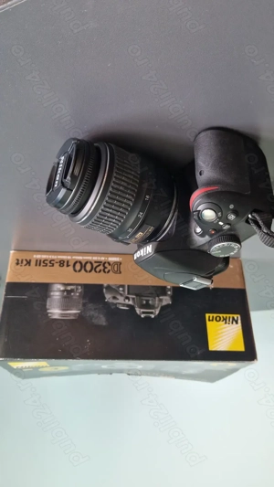 Nikon D3200 + Obiectiv 18 55mm VR II   Stare Excelentă, Kit Complet - imagine 3