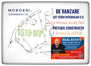 de vânzare lot  teren pentru construcții  ,Moroeni, Dâmbovița 
