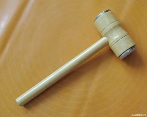 Ciocan de șnițel, cu 2 forme metalice diferite, nou