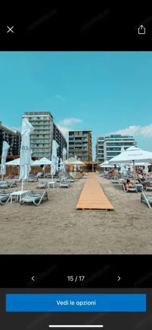 Studio Tomis Villa, 30mp, vedere la mare, Mamaia Nord, balcon, centrala gaz, A/C - imagine 10