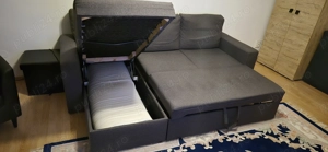 Colțar extensibil MARSLEV gri închis