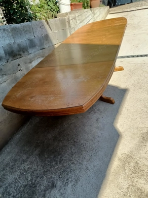 Masa extensibila din lemn  masiv - imagine 2