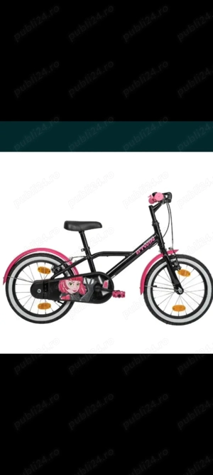 Bicicleta cu roti ajutatoare pentru fete