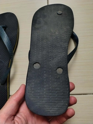 Papuci plaja Havaianas slim Unisex Brazil Flip Flop Rubber Slipper EU Size 43-44 US 11 12 - imagine 4