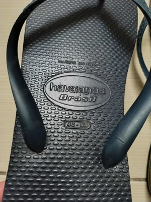 Papuci plaja Havaianas slim Unisex Brazil Flip Flop Rubber Slipper EU Size 43-44 US 11 12 - imagine 5