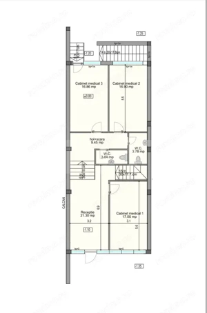 Spatiu medical, 145 mp utili, D+P, la cheie, zona centrala! - imagine 6
