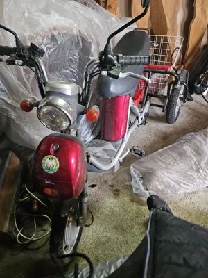 Motoreta 3 roti electrica Tornado, garantie baterie 2 ani. - imagine 5