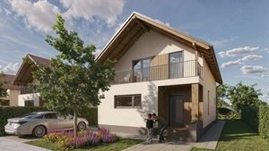 Case individuale în Sânpetru, cu teren 400 mp și toate utilitățile