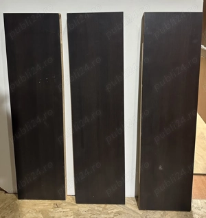 6 buc Polita 90x24 cm tip Ikea; Etajera wenge