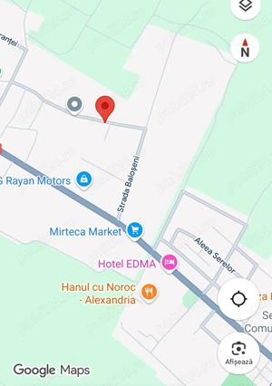 Teren intravilan 860 mp   Nanov, toate utilitățile, POT 40% P+2, centru comercial în apropiere