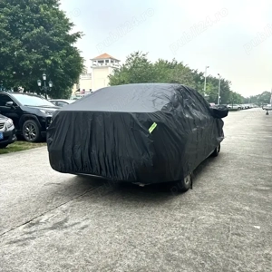 Prelata husa auto neagra Oxford Premium inter argintiu L 480x175x150cm Husa pentru masina este compl - imagine 2