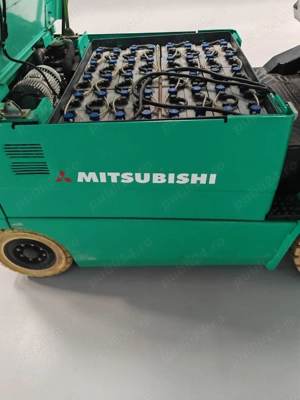 Stivuitor electric Mitsubishi cu 4 roți, 3500 kg, translație ! - imagine 9