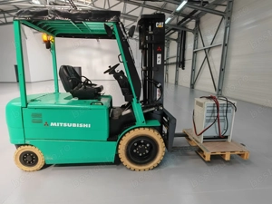 Stivuitor electric Mitsubishi cu 4 roți, 3500 kg, translație ! - imagine 12