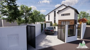 Vanzare teren cu autorizatie pentru vila p +1+ M metrou Ion Mihalache - imagine 2