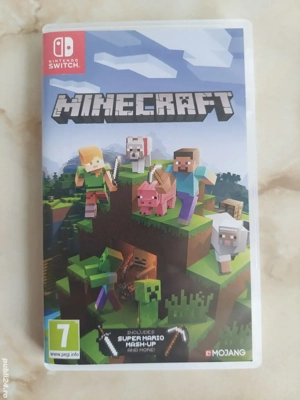 [NSwitch] Vând Minecraft original pentru Nintendo Switch [poze reale]