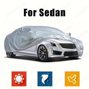 Prelata husa auto S M L XXL  Jeep Suv 580x175x120cm Peva impermeabila Protejeaza impotriva soarelui - imagine 5