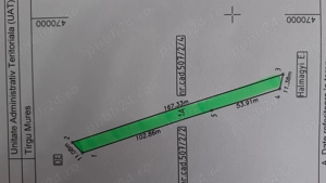 Vând teren intravilan în Târgu Mureș suprafață de 1598 mp. zona Dedeman - imagine 10