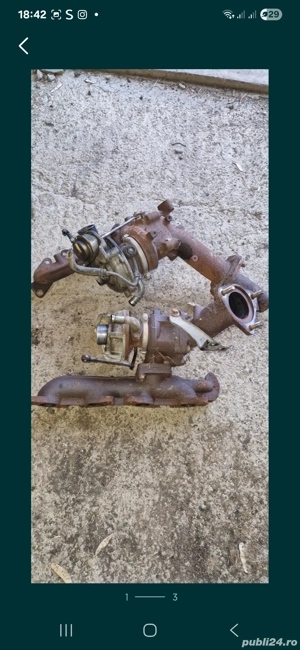 bloc motor bara torsiune turbo turbina fuzeta compresor ac Ford Ranger Mazda BT50 B2500 - imagine 4