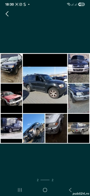Dezmembrari Mitsubishi L200 Pajero Sport Pajero mk3 did 3,2 