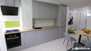 apartament 3 camere, 2 dormitoare, bucatarie+ living openspace si dresing decomandat, utilat mobilat