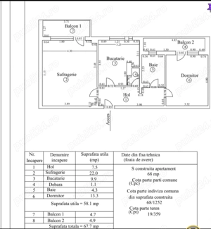 Vând apartament micro 3