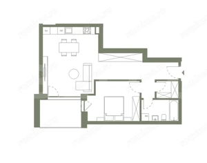 Comision zero! ERA by Hexagon, apartament 2 camere, etajul 1, finisat - imagine 2