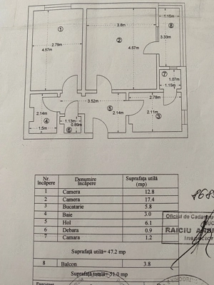 Apartament 2 camere, decomandat, Metrou Dristor 2 min - imagine 6 Apartament 2 camere, decomandat, Metrou Dristor 2 min - imagine 6