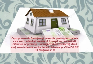 Ofertă de finanțare și investiții