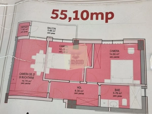 Direct dezvoltator apartament cu 3 camere etaj 2 Doamna Stanca