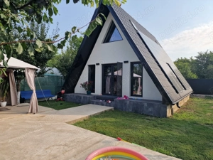 Vând casă A-Frame lângă București   complet utilată și mobilată